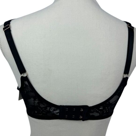 Le Mystère Portrait Underwire Stretch Lace Bra Women's Size 32C - Picture 4 of 14